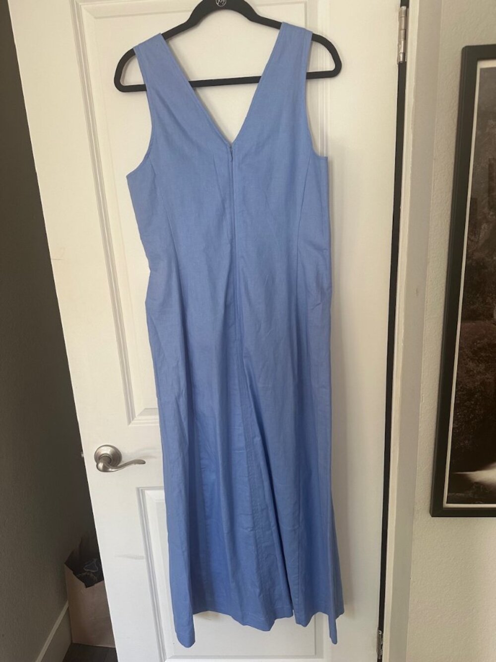 Banana Republic blue maxi sleeveless dress - Picture 2 of 5